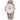 Cluse Gray Leather Dress Watch