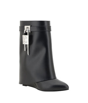 Givenchy Black Calf Leather Bos Taurus Ankle Boots
