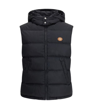 Valentino Black Goose Down Sleveless Jacket