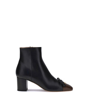 Valentino Garavani Black Goatskin Ankle Boots