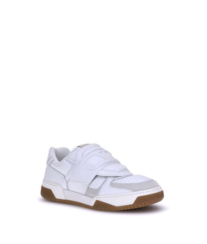 Valentino Garavani White Calf Leather Boots Taurus Athletic Shoes