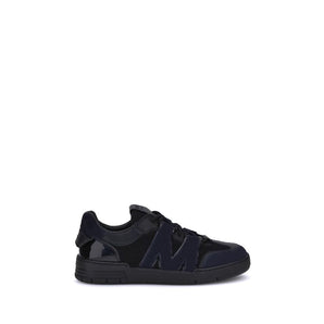 Moschino Leather and mesh Sneakers