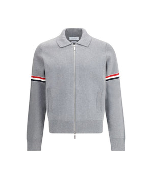 Thom Browne Gray Nylon Sweatshirt