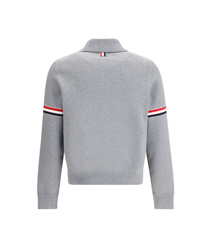 Thom Browne Gray Nylon Sweatshirt