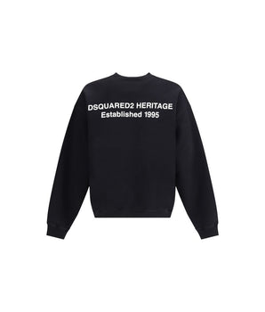 Dsquared² Black Cotton Sweatshirt
