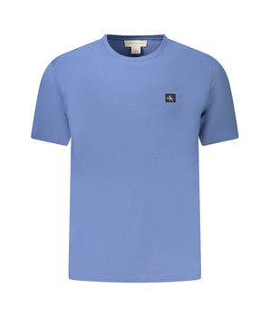 Calvin Klein Blue Cotton Men T-Shirt