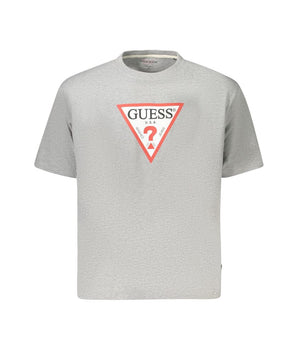 Guess Jeans Gray Cotton T-Shirt