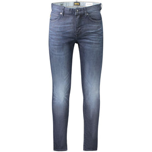 Hugo Boss Blue Cotton Men's Slim Fit Jean