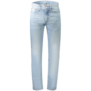 Calvin Klein Blue Cotton Men Jeans