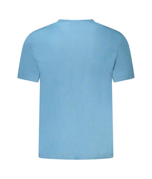 Calvin Klein Blue Cotton Men T-Shirt