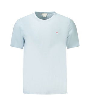 Calvin Klein Blue Cotton Men T-Shirt