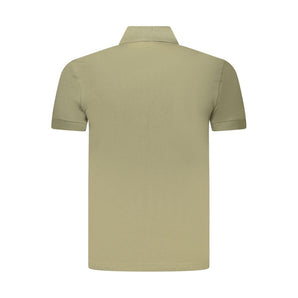 Hugo Boss Green Cotton Men Polo Shirt