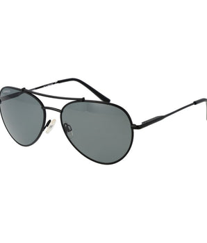 Serengeti Black Metal Sunglasses