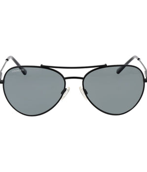 Serengeti Black Metal Sunglasses