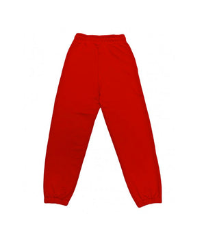 Comme Des Fuckdown Red Cotton Women Sweatpant