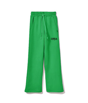 Comme Des Fuckdown Green Cotton Women Palazzo Pants