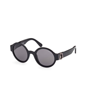 Moncler Black Pantografato Women Sunglasses