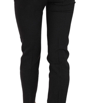 Dolce & Gabbana Polka Dot Slim Capri Trousers Tapered Pants Dolce & Gabbana 