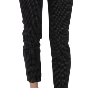 Dolce &amp; Gabbana Elegant Black Virgin Wool Trousers