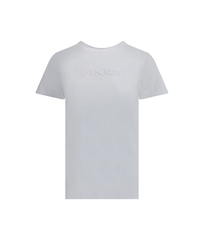 PINKO White Cotton T-Shirt