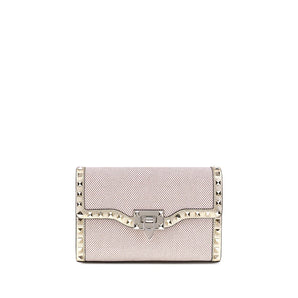 Valentino Garavani Small canvas Rockstud Shoulder Bag