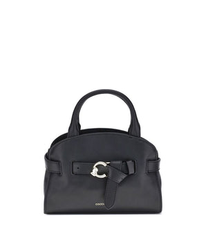 Coccinelle Black Calf Leather Bos Taurus Handbag