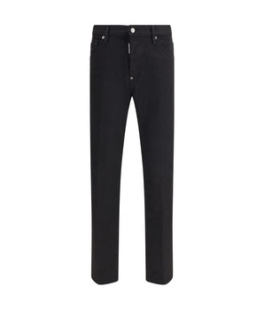 Dsquared² Black Cotton Skinny Jeans