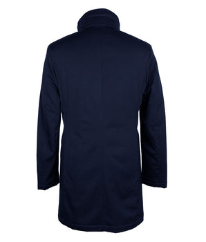 Made in Italy Blue Wool Men Jacket