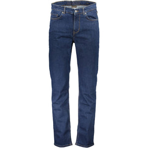 Napapijri Blue Cotton Jeans & Pant
