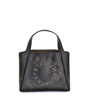 Stella McCartney Brown Calf Leather Bos Taurus Shoulder Bag