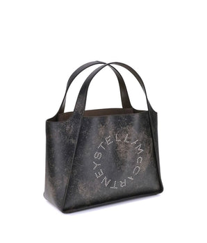 Stella McCartney Brown Calf Leather Bos Taurus Shoulder Bag