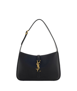 Saint Laurent Black Calf Leather Bos Taurus Shoulder Bag