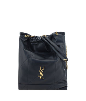 Saint Laurent Black Lamb Ovis Aries Aries Backet Bag