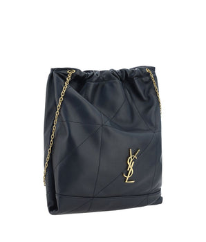 Saint Laurent Black Lamb Ovis Aries Aries Backet Bag