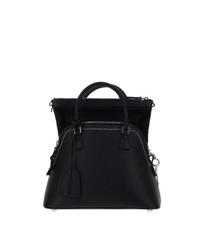 Margiela Black Calf Leather Bos Taurus Handbag