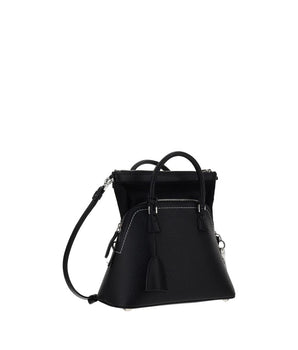 Margiela Black Calf Leather Bos Taurus Handbag