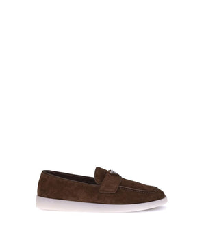 Prada suede loafers