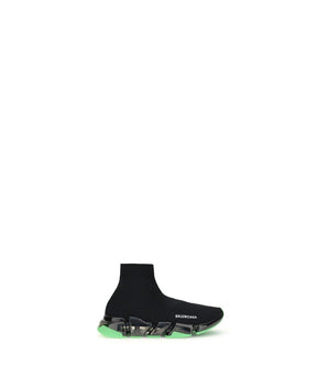 Balenciaga Black Polyester Athletic Sneakers