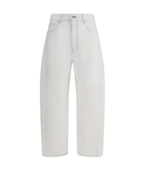 Givenchy White Cotton Jeans Denim