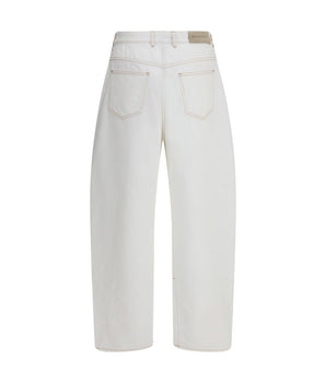 Givenchy White Cotton Jeans Denim
