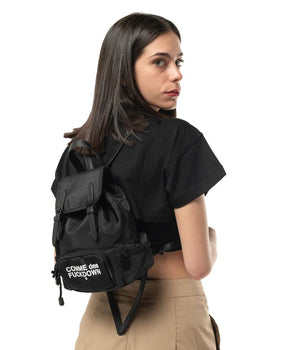 Comme Des Fuckdown Black Nylon Backpack