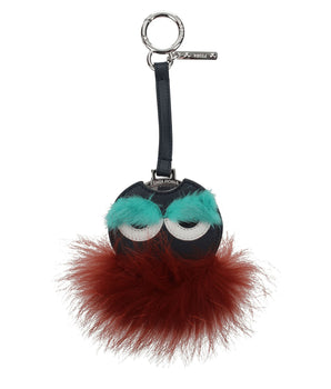 Fendi Multicolor Fur Keychain