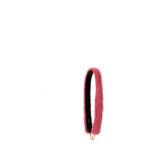 Prada Pink Fur Shoulder Bags