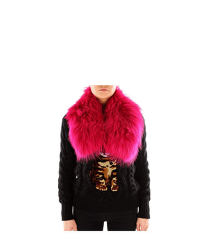 Mr. Mrs. Shirt Pink Fur Foulard