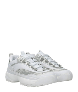 Guess White Polyethylene Chunky Sneakers