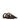 Valentino Garavani Brown Leather Flat Sandals