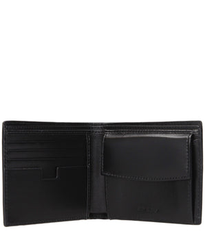 Testoni black leather wallet