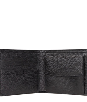 Testoni black leather wallet