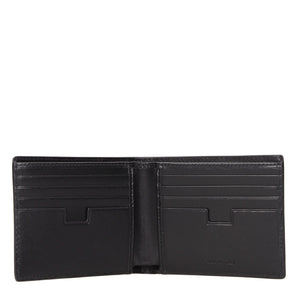 Testoni Black Leather Wallets