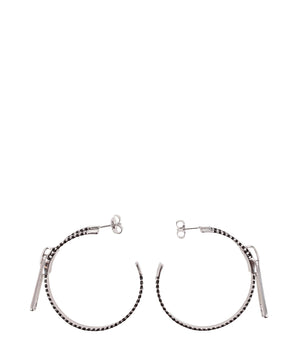 Marc Jacobs Gray Silver Earrings